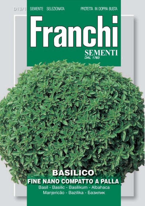 Basilico Fine Nano Compatto a Palla 12g