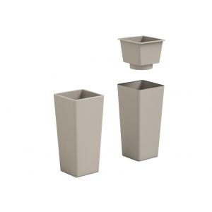 Cache-pot quadrato CLOU 100cm
