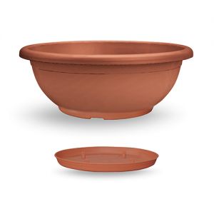 ciotola con sottovaso Naxos 50cm 22 litri
