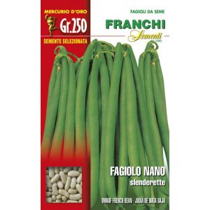 Sementi Franchi- Fagiolo Nano Slenderette 250g