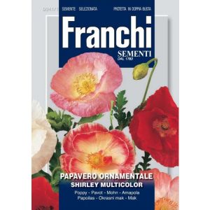 Sementi Franchi - Papavero Ornamentale Shirley Multicolor