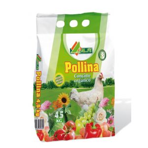 POLLINA CONCIME ORGANICO 4,5kg AL.FE